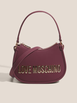 Женская сумка с ручками LOVE MOSCHINO BOLD LOVE Артикул 4560915, фиолетово-бордовый