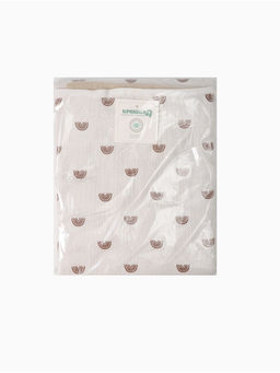 Покрывало Крошка Я «Радуга» 100×130 см, муслин, 4 слоя, хлопок 100%