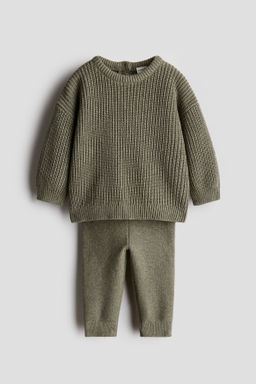 Conjunto de 2 piezas en punto de algod?n - H&m фото 4