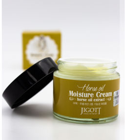 Увлажняющий крем для лица с лошадиным маслом JIGOTT, 70 ML