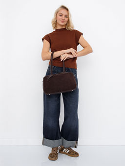 Сумка 8586F coffee Polina&Eiterou