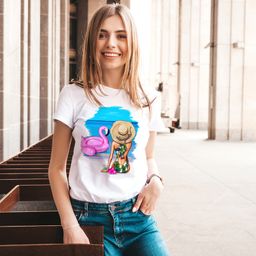 Эксклюзивная футболка Yana Pletneva упаковка плотный Zip пакет!