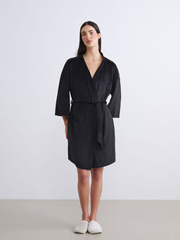 ?al Yaka Kadife Kad?n Sabahl?k