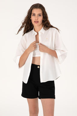 Kad_n Beyaz Uzun Kollu G_mlek Sepette S_rpriz _ndirim