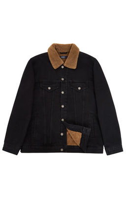 Куртка джинс утепл F021-1370-01W black - Fine joyce фото 4