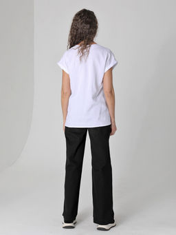 25232 Блуза белый/черный - Dizzyway фото 5