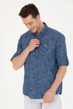 U. S. Polo Assn Мужская темно-синяя рубашка с длинным рукавом - U.s. polo assn фото 10