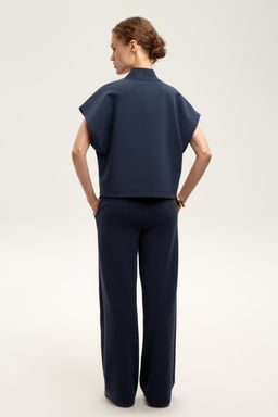 ЕВТ 4139/индиго брюки жен