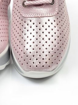 05-EDT60282-20B100M PINK Кроссовки женские (натуральная замша) - No name фото 14