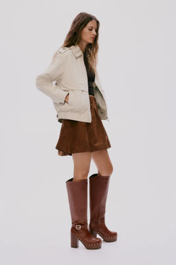 Chaqueta de sarga con cuello camisero - H&m фото 5