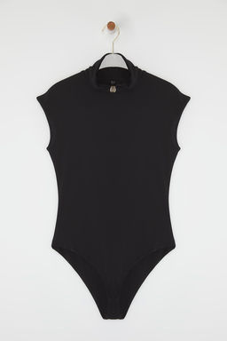 TRENDYOLMILLA Murdum Aksesuar Detayl? Fitted/Vucuda Oturan Esnek Orme Body TWOSS25BD00000  фото 6