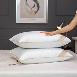 Подушка Luxury Antistress Collection Swans Down (белый) 70х70