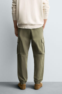 SLIM FIT CARGO TROUSERS - Zara фото 29
