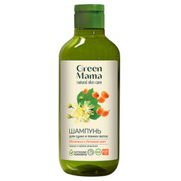Green Mama Шампунь д/сух.ломк.волос "Облепиха и липовый цвет" 400мл