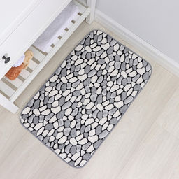 Коврик для ванной и туалета Доляна Галька, 50?80 см  фото 2