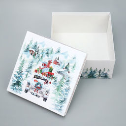 Коробка подарочная «С Новым годом!», 26×26×14 см