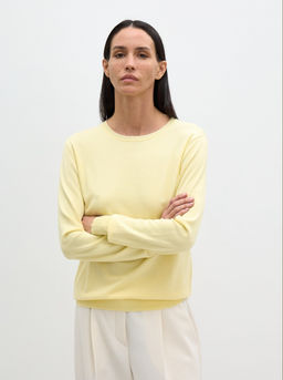 Conso/KJL 240712 - light yellow Джемпер женский