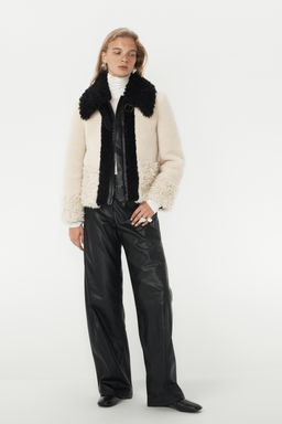 FAUX FUR PATCHWORK JACKET - THE ITEM ZARA WOMAN