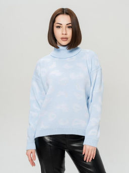 Водолазка Леопард с шерстью 20% - Esenia фото 17