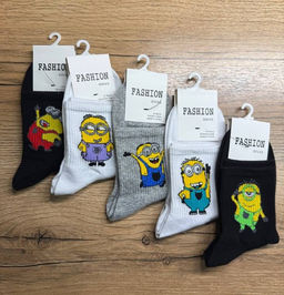 BK949 Носки, 5 пар МУЛЬТИЦВЕТ