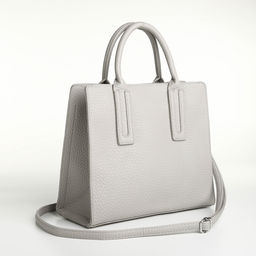 Сумка женская тоут TEXTURA на молнии, 29×10×25 см, однотонная, серая