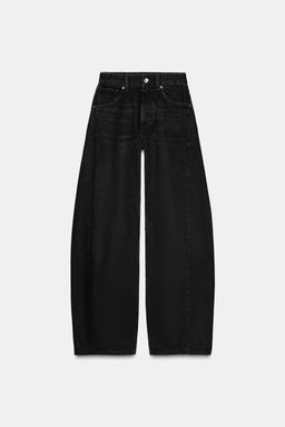 TRF OVERSIZE MID-WAIST JEANS - Zara фото 6