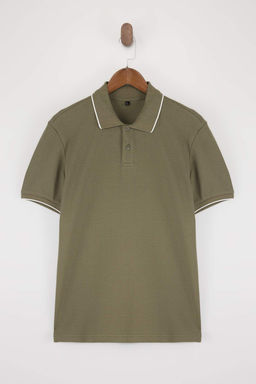 Lacivert Regular Polo Yaka Duz Polo Yaka T-shirt TMNSS26PO00020 - Trendyolmilla фото 4
