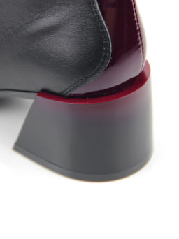 Ботильоны 533.Janetbr. черный бордо R