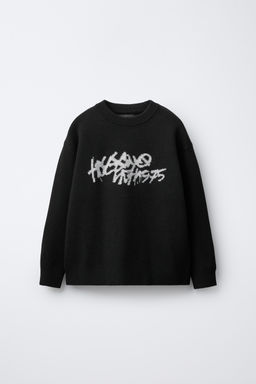 GRAFFITI KNIT SWEATER