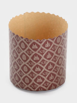 Цена за 2 шт. Формы для выпечки кулича бумажные ХВ, одноразовые, набор 10 шт., 9?9 см, коричневые