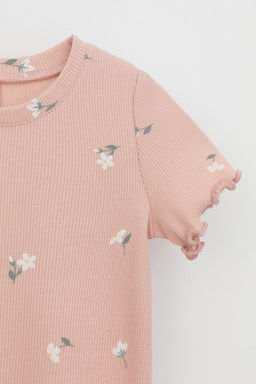 Crockid _ КР 301996-1/дымчатая роза,милые цветочки к543 джемпер короткий рукав д/дев яс  фото 2