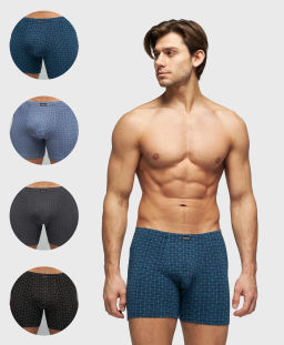 Трусы мужские боксеры Rogers 8703 хлопок, эластан размеры M, L, XL, 2XL