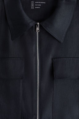 Sobrecamisa en mezcla lino Easy Care Regular Fit - H&m фото 4