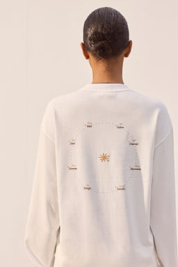 Camiseta estampada de manga larga Loose Fit - H&m фото 6