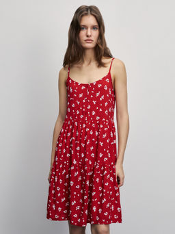 Сарафан мини с цветочным принтом / Zarina  фото 3