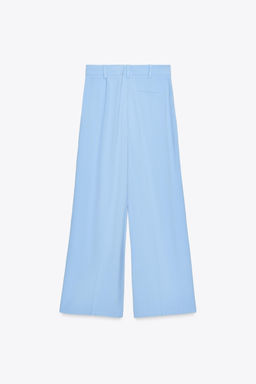 WIDE-LEG DARTED TROUSERS - Zara фото 5