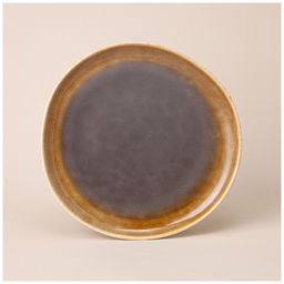 Цена за 6 шт. ТАРЕЛКА ОБЕДЕННАЯ 24 СМ, ЦВЕТ: КОРИЧНЕВЫЙ МАЛ.УП.=6ШТ