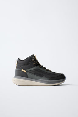 TECHNICAL HIGH-TOP SNEAKERS