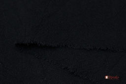 Хлопок крэш цв.Черный, СОРТ2, ш.1.40м, хлопок-100%, 160гр/м.кв - Купава фото 3