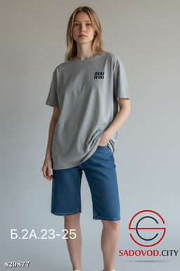 Футболка женская из хлопка