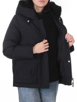 8809 BLACK Куртка зимняя женская (150 гр. холлофайбер)