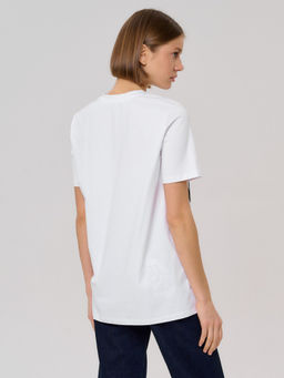 Футболка женская ZZ-WR020302-S10 black-white - Eleganzza фото 4