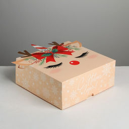 Коробка складная Единорог, 25 х 25 х 10 см