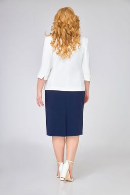 Блуза Swallow 803.2 черный+серебряный узор фото 144