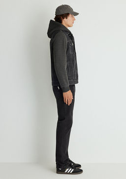 Jerry Kolej Koyu Gri Jean Ceket - Mavi фото 5