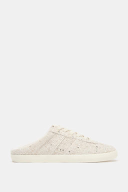 FABRIC SLINGBACK TRAINERS