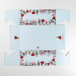 Цена за 5 шт. Коробка для капкейков, кондитерская упаковка, 6 ячеек Present, 23×16×10 см