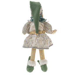 Игрушка набивная "Эльф" (муз, движ), L15 W11 H43 см (полка 23 см.)