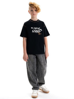 PELICAN, футболка для мальчиков, Черный  фото 4