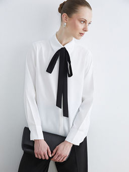 Fular Detayl? Kad?n G?mlek